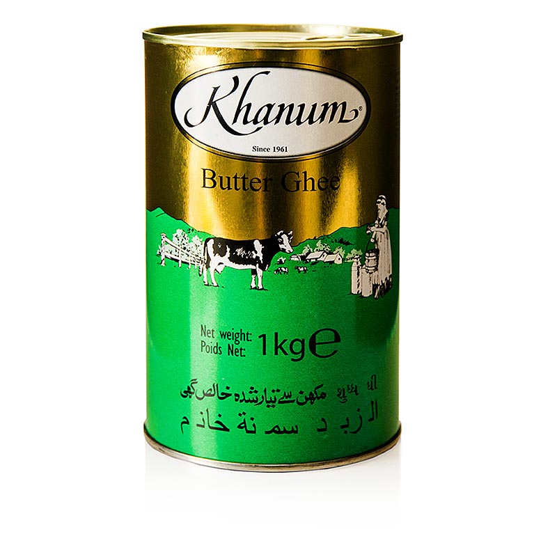 Smør Ghee - klaret smør, 99,8 % fedt, 1 kg