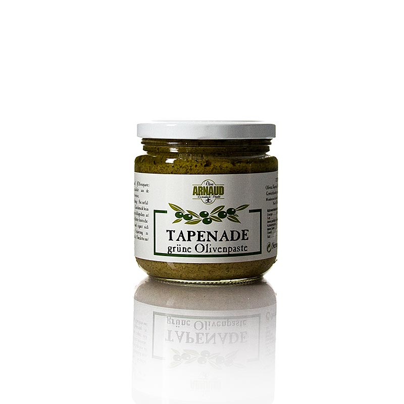 Olivenpasta - tapenade, grøn, Arnaud, 400 g