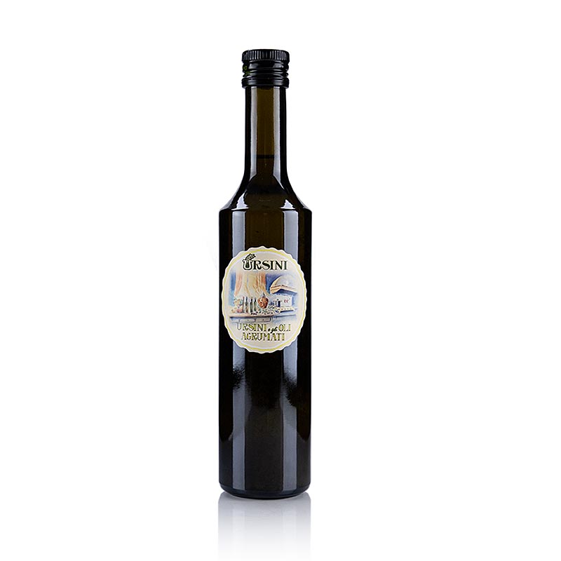 Ekstra jomfru olivenolie, Ursini aromatiseret med citron (agrumato al limone), 500 ml