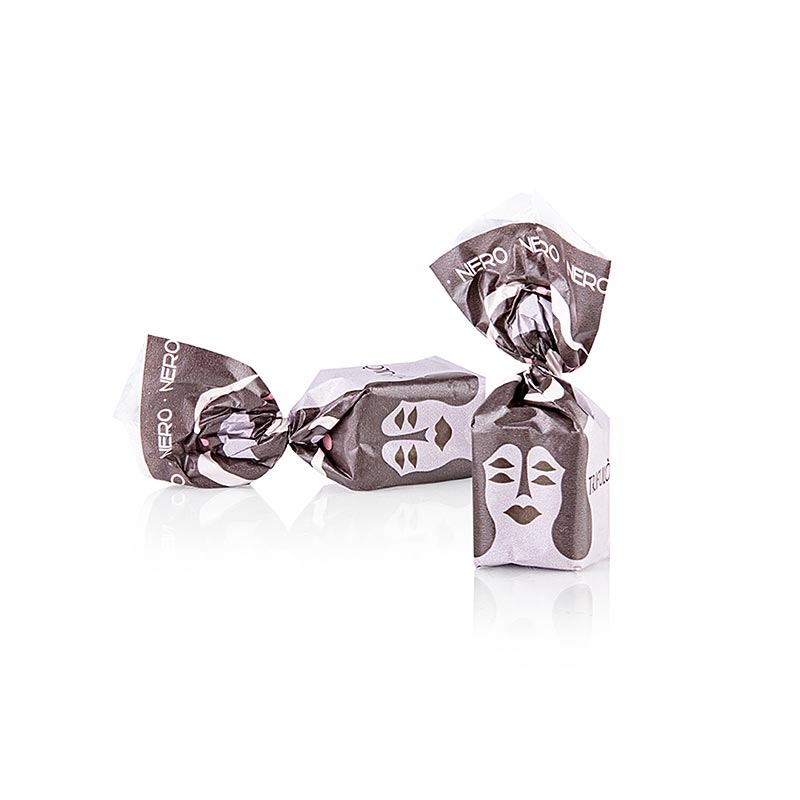 Trøffelpraliner "trifulòt", mørk chokolade, ca. 14 g (sort), Tartuflanghe, 1 kg