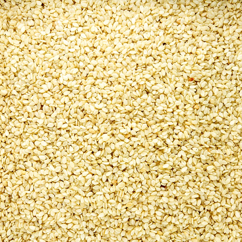 Sesamfrø, afskallede, hvide, 1 kg