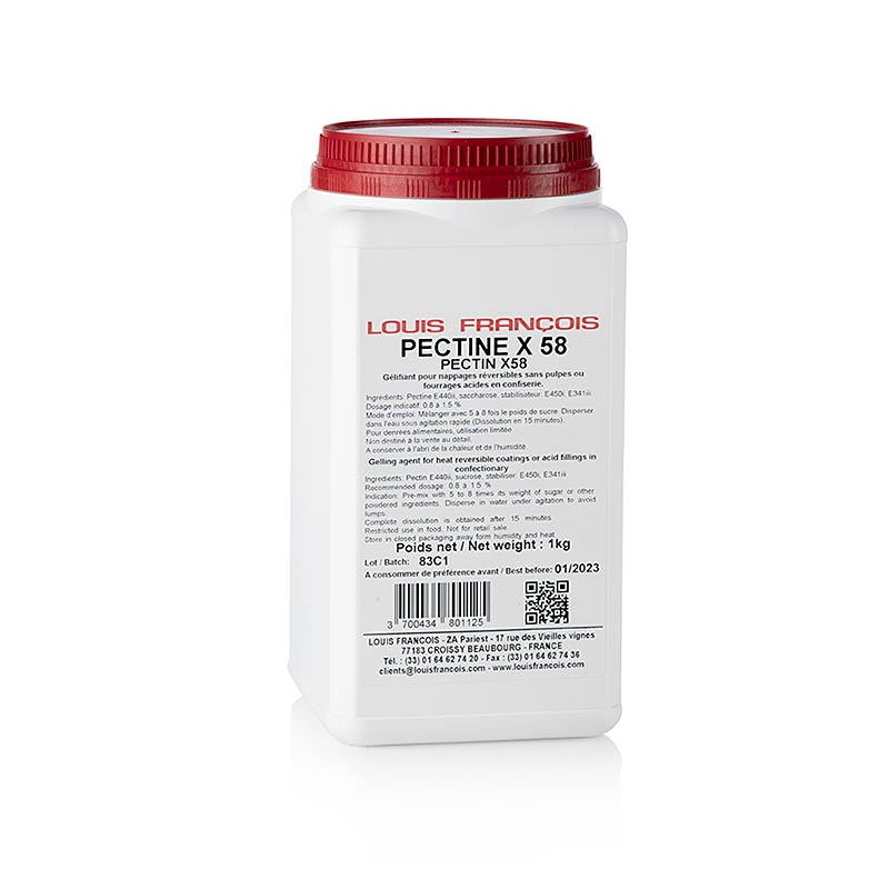 Pektin - Pektin X 58, geleringsmiddel til glasur uden frugtkød, 1 kg