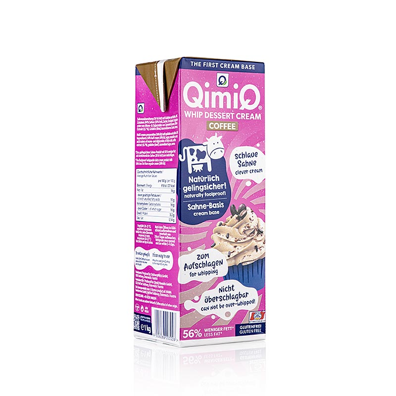 QimiQ Whip Coffee, kold flødeskumsdessert, 16% fedt, 1 kg