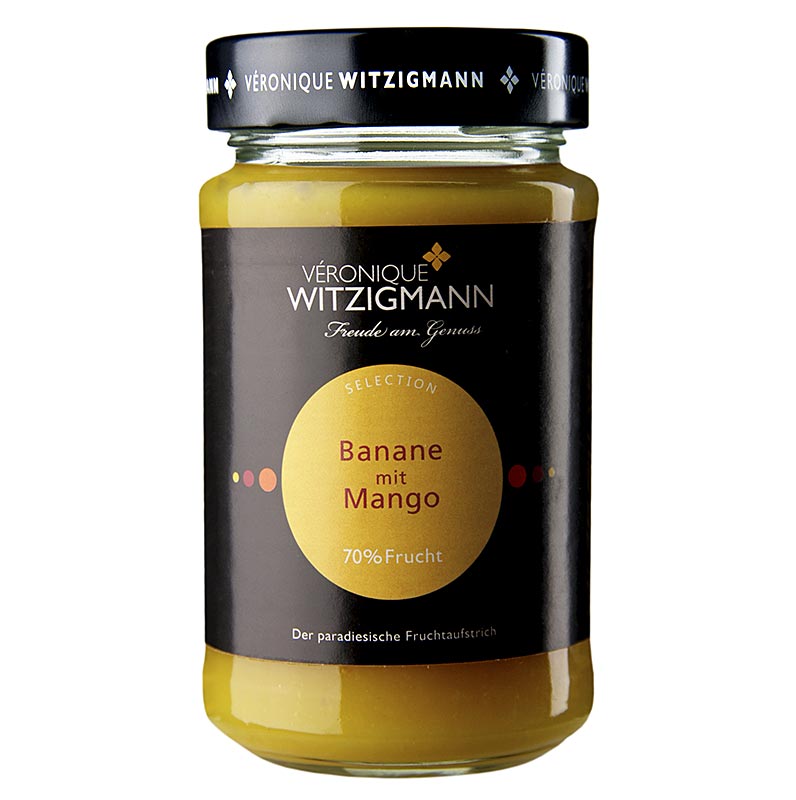 Banan med mangofrugtpålæg, 225 g