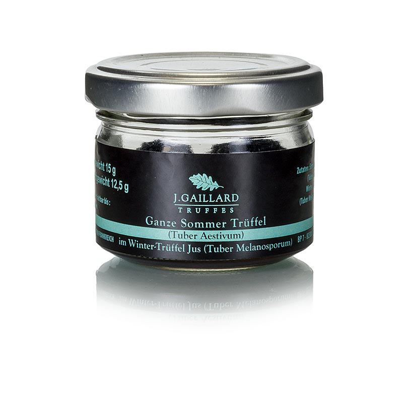 Sommertrøffel, hel trøffel, i vintertrøffelsaft, Gaillard, 15 g