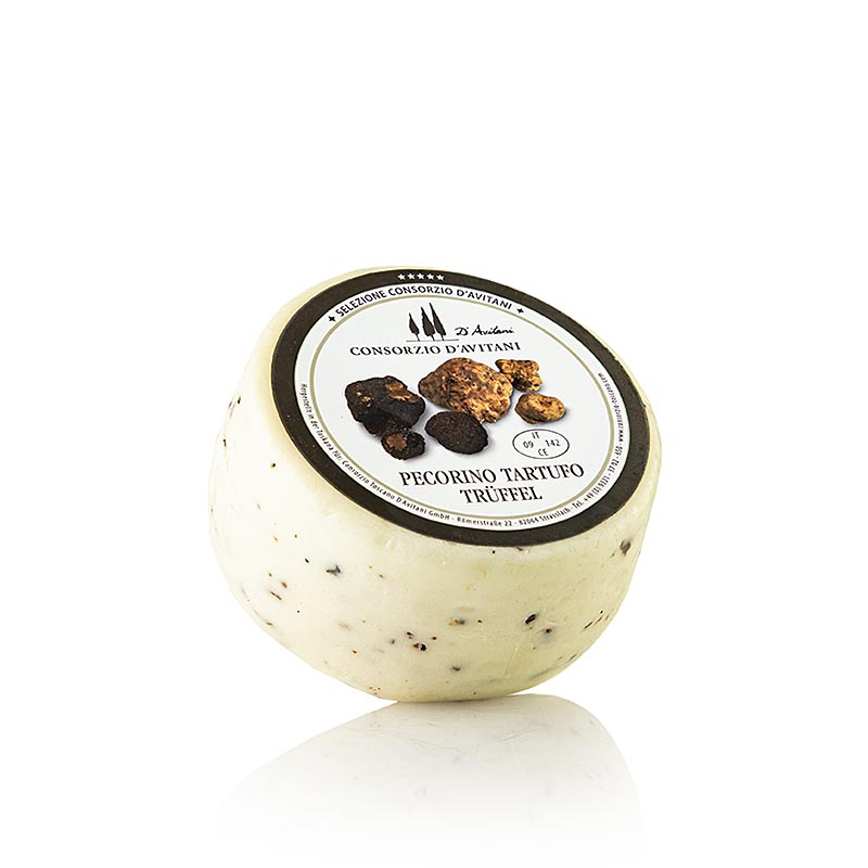 Pecorino "Tartuffo", fåreost med trøffel, modnet i mindst 3 uger, ca. 700 g
