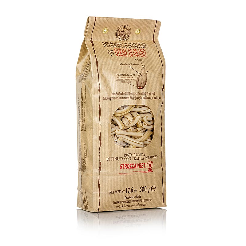 Morelli 1860 Strozzapreti, præstekrave, med hvedekim, 500 g