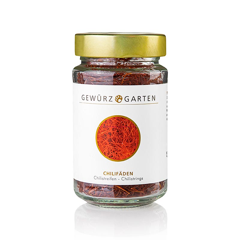 Gewürzgarten chilitråde (chilistrenge, chilistrimler), 25 g