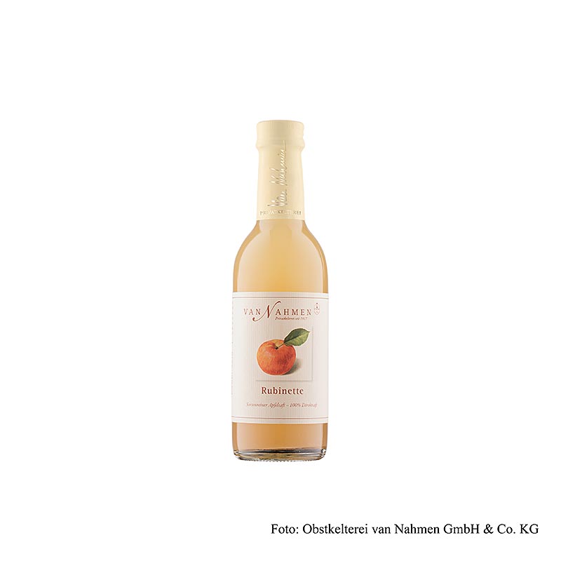 van Nahmen - Rubinette æblejuice, 100 % direkte juice, 250 ml