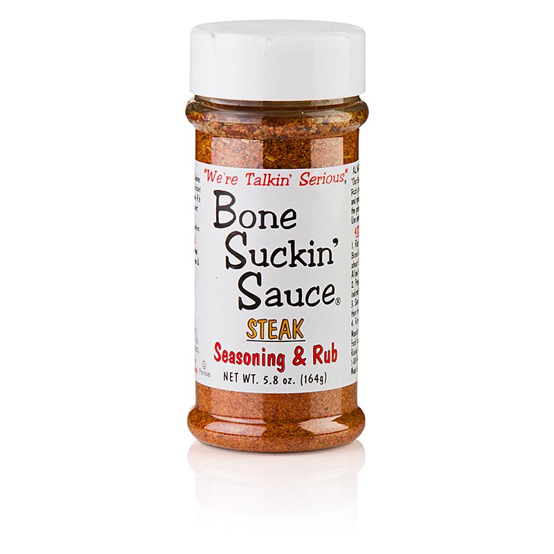 Bone Suckin' Steak Seasoning & Rub', BBQ-krydderiblanding, Ford's Food, 164 g