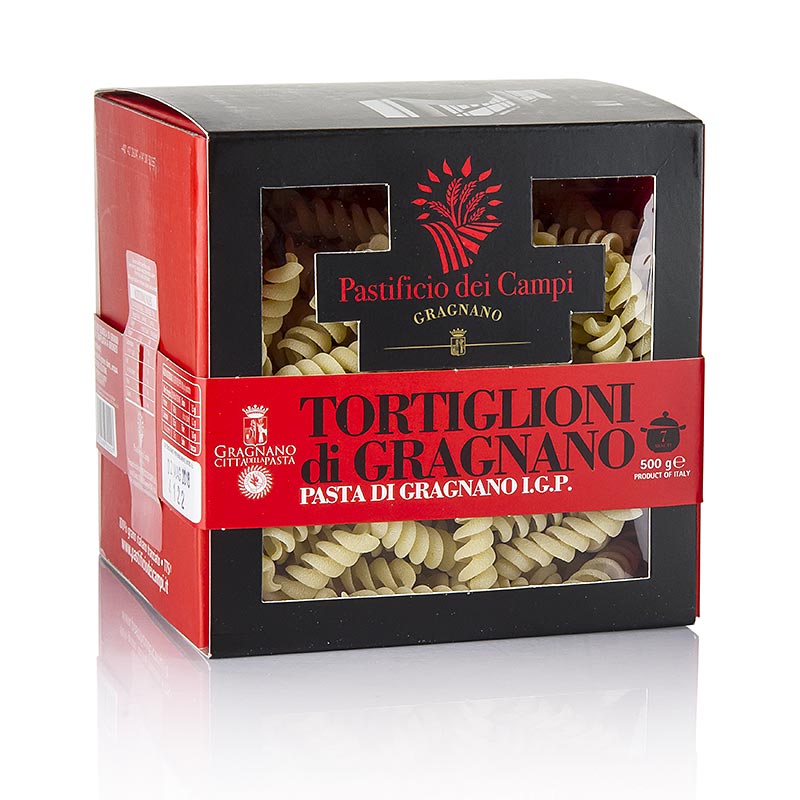Pastificio dei Campi - No.24 Tortiglioni, Pasta di Gragnano, IGP/PDO, 500 g