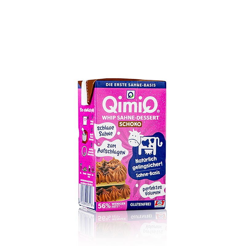 QimiQ Whip chokolade, koldflødedessert, 16% fedt, 250 g