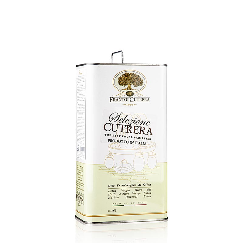 Ekstra jomfruolivenolie, Frantoi Cutrera "Selezione Cutrera", intensiv, 3 liter