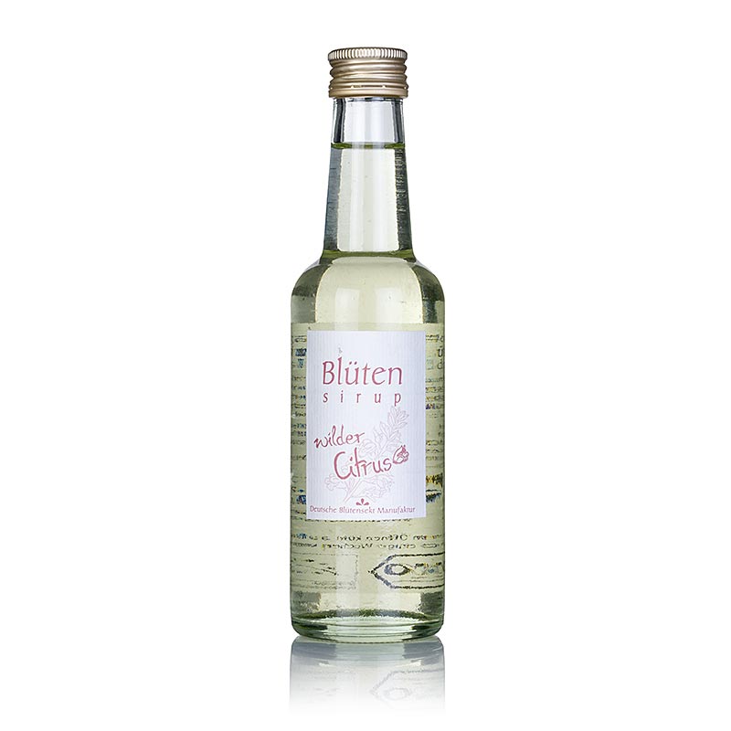 Blomstersirup af vilde citrusblomster, 1:10, økologisk, 250 ml