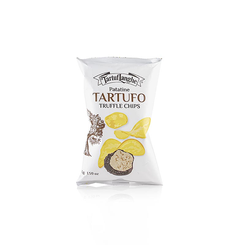 Tartuflanghe Trüffel Chips, Kartoffelchips m. Sommertrüffel (tuber aestivum), 45 g