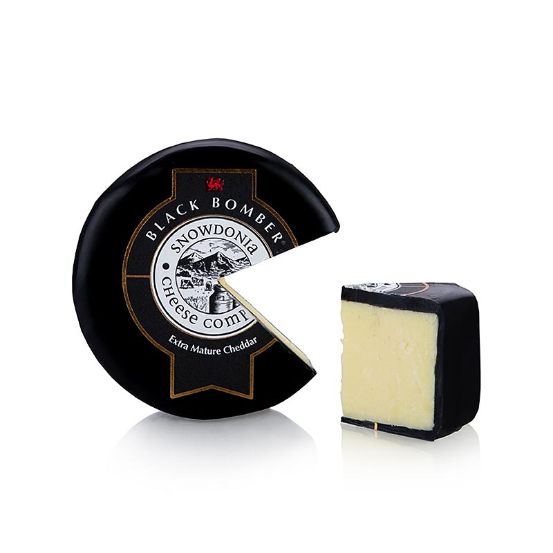 Snowdonia - Little Black Bomber, modnet cheddarost, sort voks, 200 g