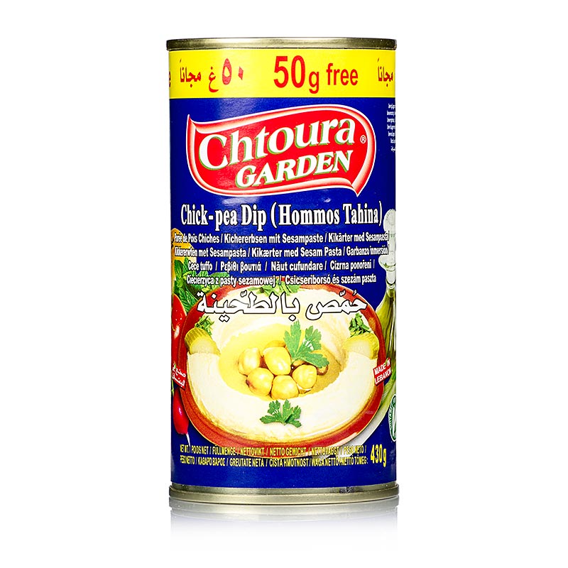 Hummus Tahini - Kikærtepuré med sesamfrø, Chotura, 380 g