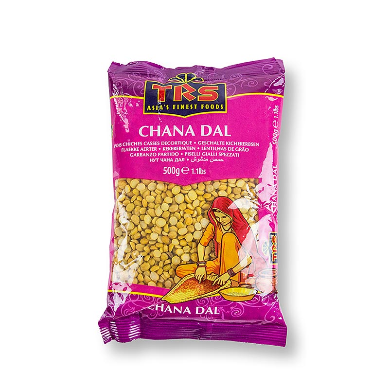 Kikærter - Chana Dal, halveret, tørret, 500 g