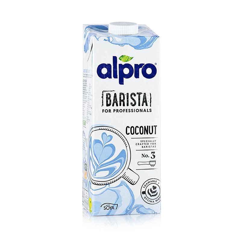 Sojadrik, Barista for Professional, med kokosnøddesmag, alpro, 1 l