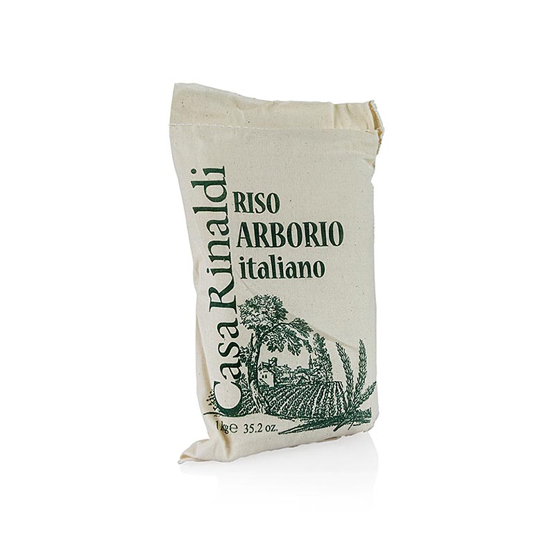 Arborio Superfino, risottoris, i jute-pose, Casa Rinaldi, 1 kg
