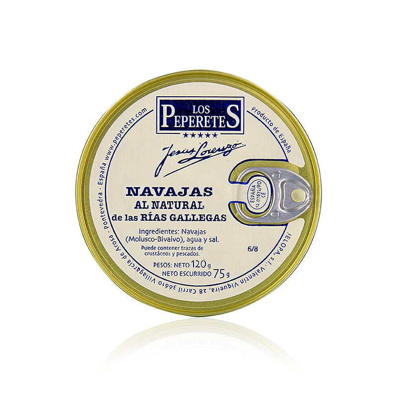 knivmuslinger - Navaja de Finisterre, Jelo, Los Peperetes, 120 g