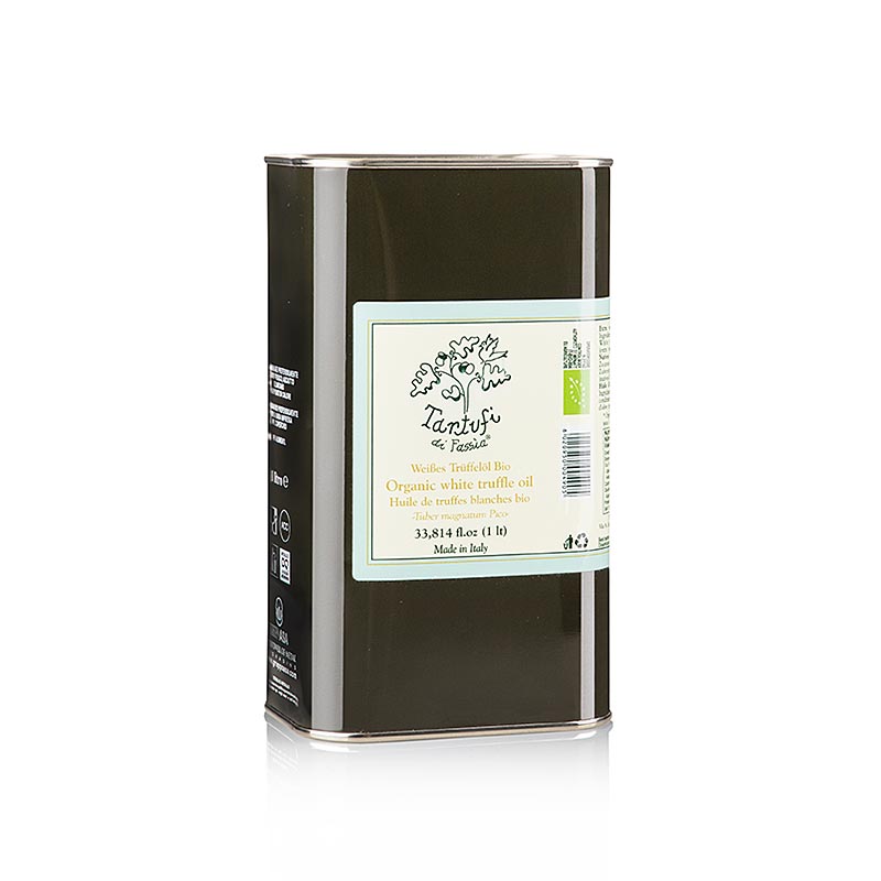Ppura trøffelolie fra hvid trøffel, uden kunstige smagsstoffer, økologisk, 1 l