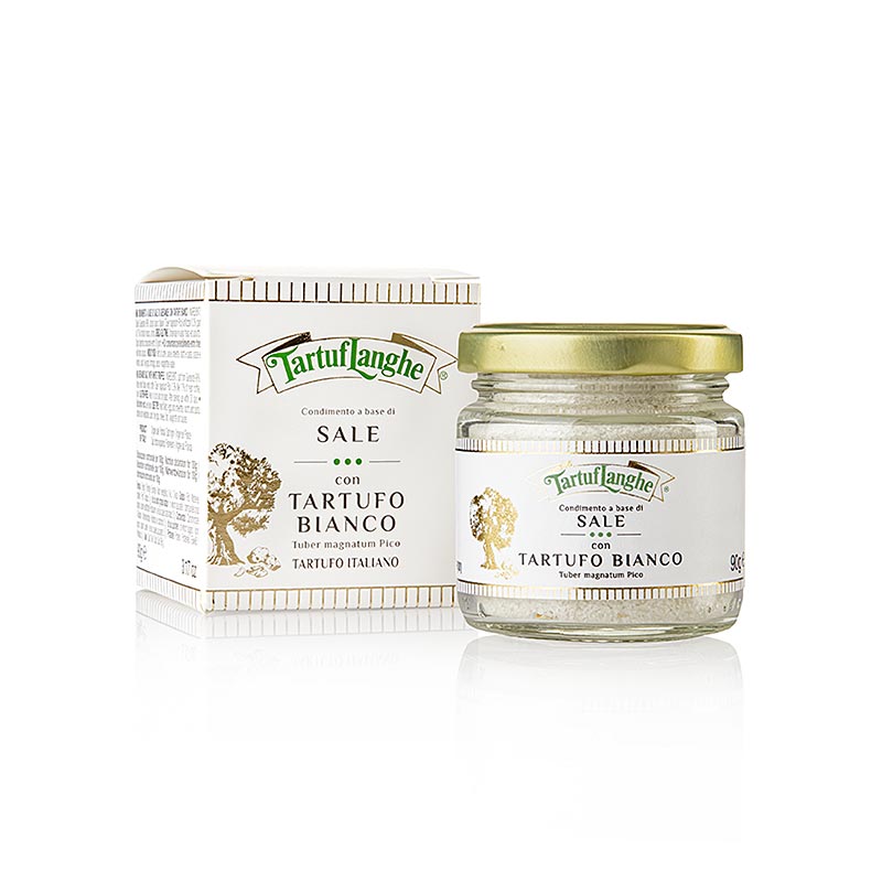 Tartuflanghe Fransk havsalt med hvid trøffel (tuber magnatum pico), 90 g