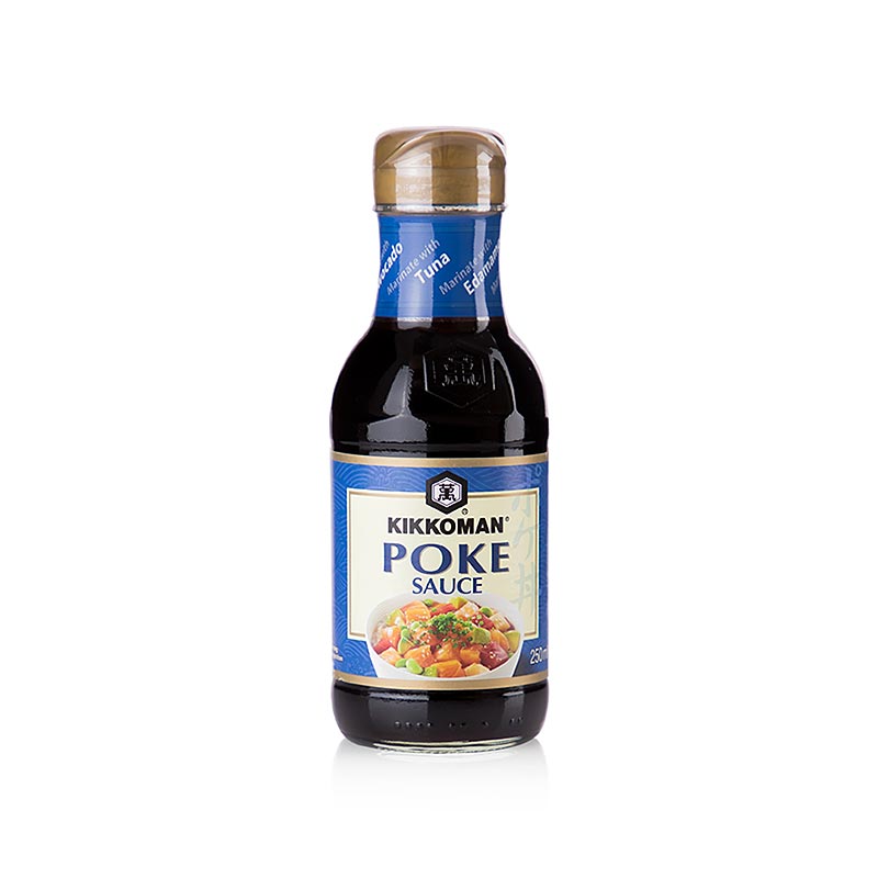 Poke-sauce - baseret på sojasauce til poke-skåle, Kikkoman, 250 ml