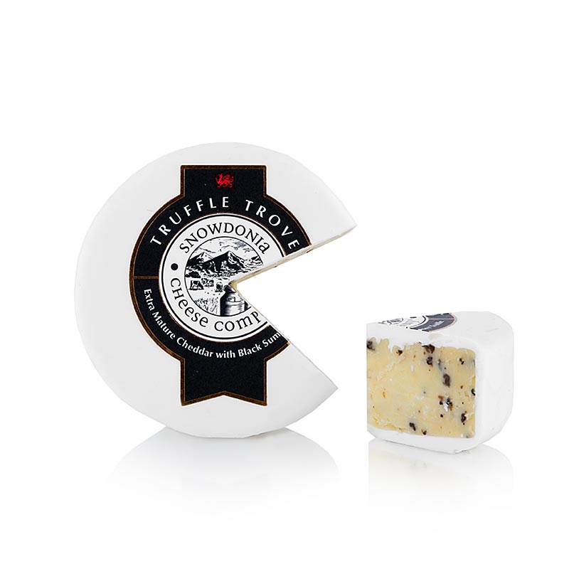 Snowdonia - Truffle Trove, modnet cheddarost med trøffel, hvid voks, 150 g