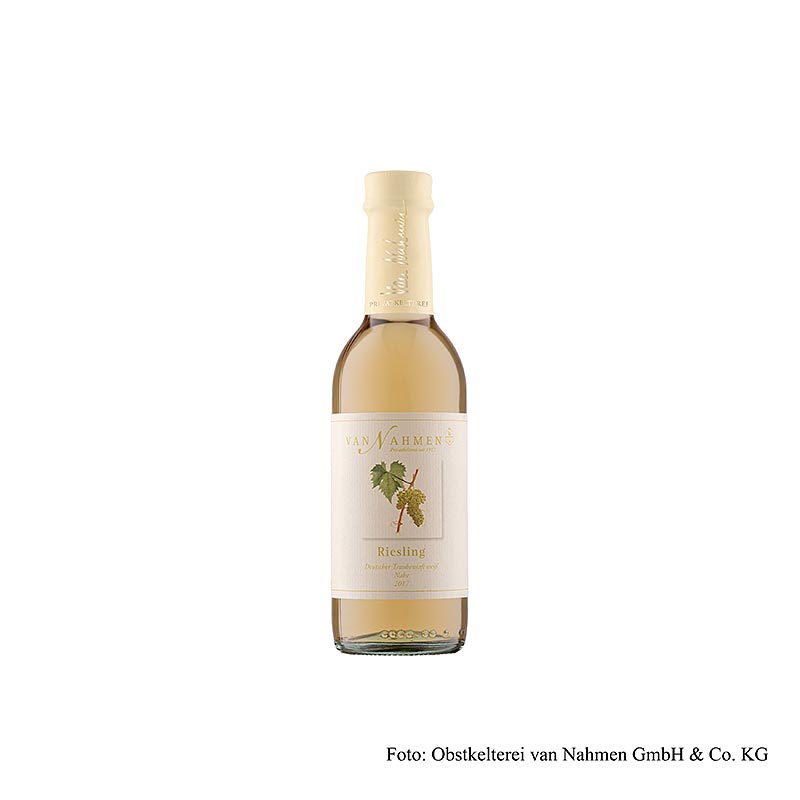 Riesling-druesaft, 100 % direkte saft, van Nahmen, økologisk, 250 ml