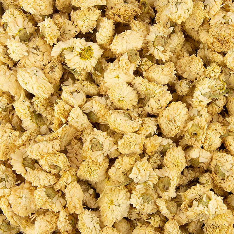 Kamilleblomster, tørrede, større blomster, 250 g