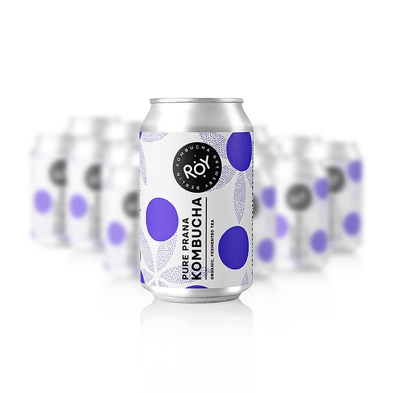 ROY Pure Prana Kombucha Berlin, BIO, 24 x 330 ml
