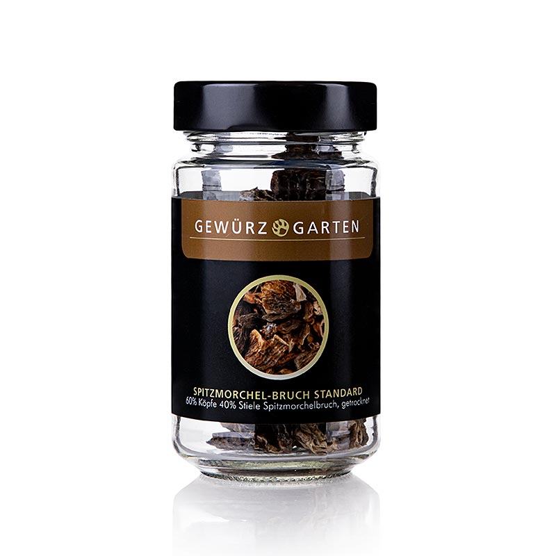 Spice Garden Spidsmorkel Standard, 60% hoveder 40% stængler, tørret, 15 g