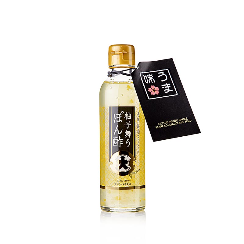 Crystal Ponzu Sauce, klar sojasauce med yuzu, Fundodai, Japan, 200 ml