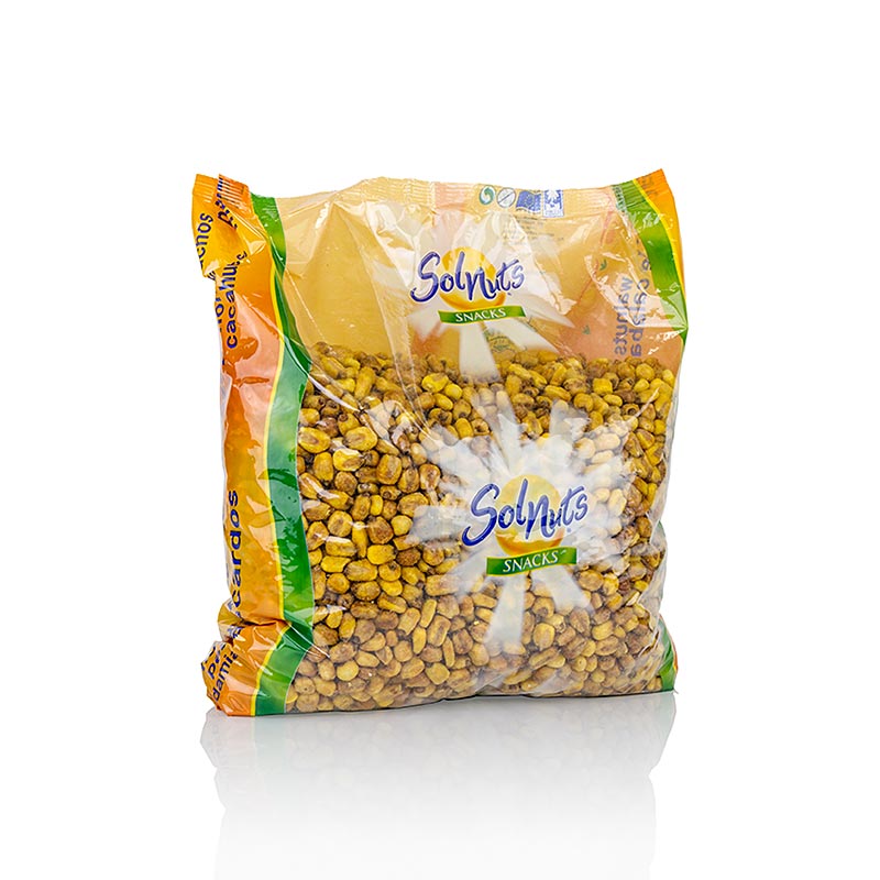 Majskerner, friturestegte, med krydret smag (corn frito), 1,5 kg