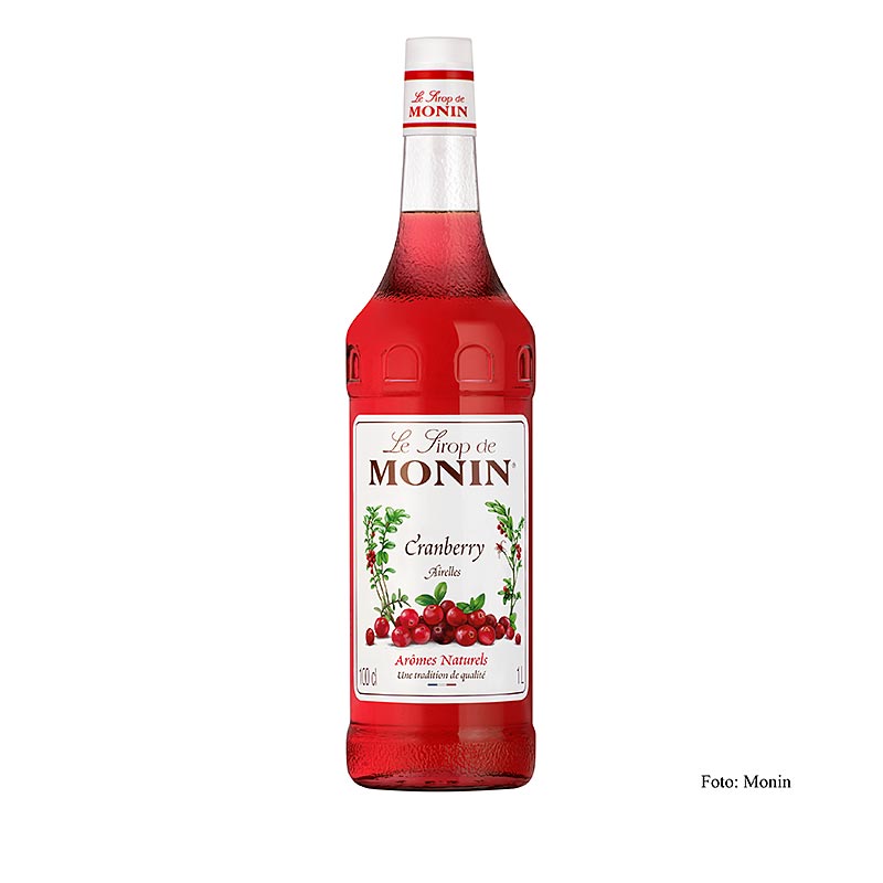 Monin Tranebærsirup 1:8, 1 liter