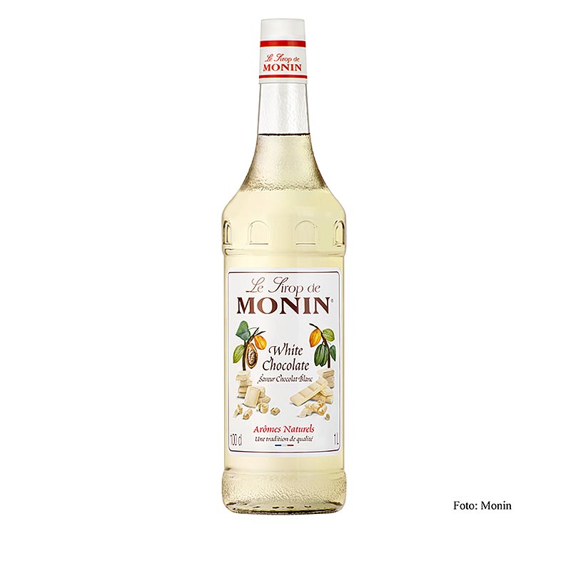 Monin hvid chokoladesirup 1:8, 1 liter