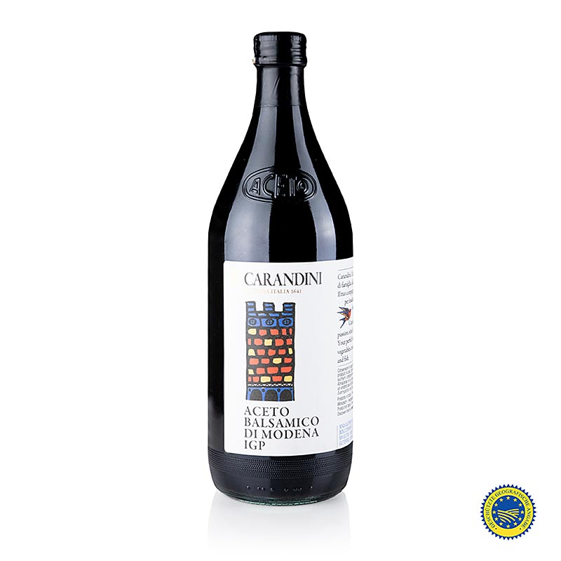 Carandini Aceto Balsamico Modena BGB, 6 måneder, "Classico" (farverigt slot, tidligere Ducale), 1 l