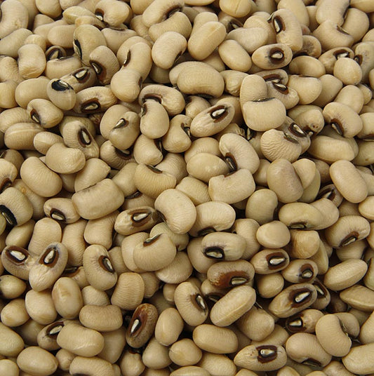 Bønner, black-eye beans - hvide med sorte øjne, tørrede, 500 g