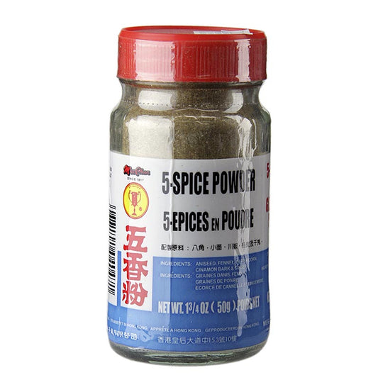 Five Spice-pulver, med anis, fennikel, peber, ingefær og kanel, 50 g