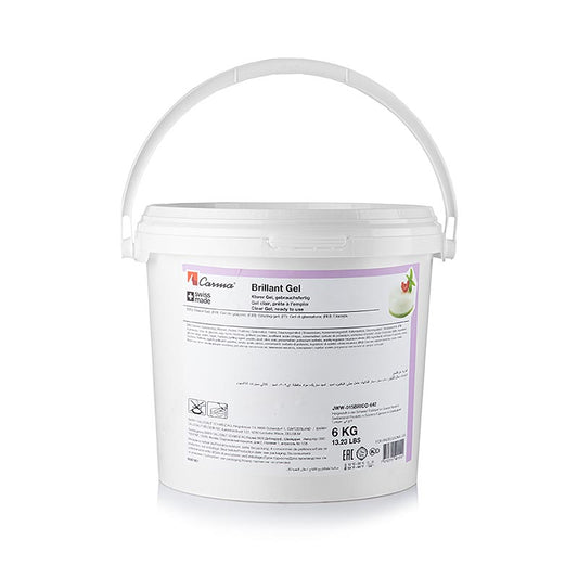 Brilliant gel, klar, transparent gelering, kan bruges kold, 6 kg