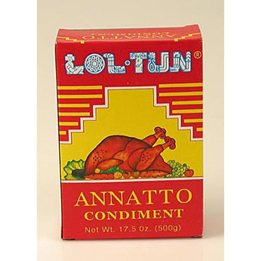 Annatto achiote-krydderi/pasta lavet af orleansfrø, 500 g