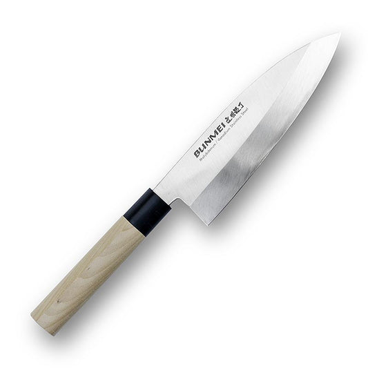 Global Bunmei 1801-135 Deba-kniv, Honoki-træhåndtag, 13,5 cm, 1 stk.