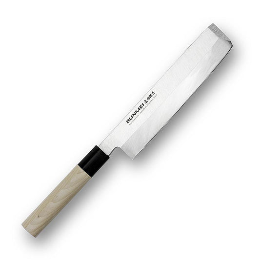 Global Bunmei 1802-225 Usuba-kniv, Honoki-træhåndtag, 22,5 cm, 1 stk.