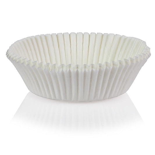 Papirkapsler, hvide, ø 60/65 mm, 25 mm høje, 1.000 stk.