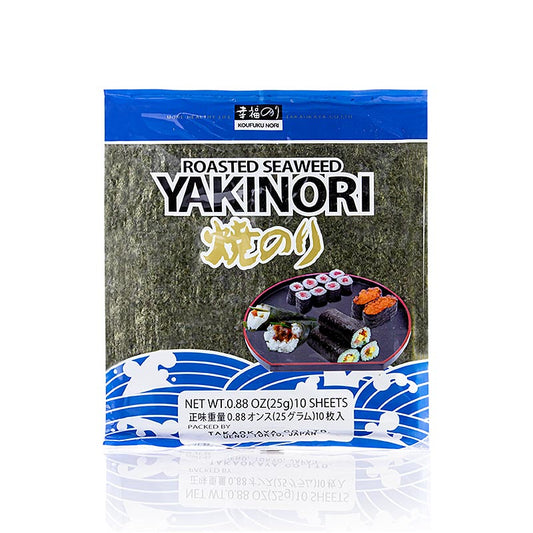 Yakinori hel størrelse, tørrede tangblade, ristede, 20 g