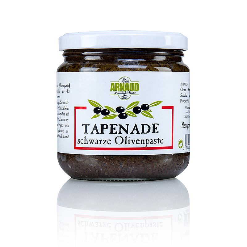 Olivenpasta - tapenade, sort, Arnaud, 400 g