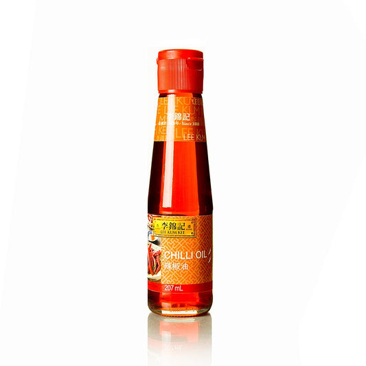 Chiliolie, sojaolie med chili, Lee Kum Kee, 207 ml