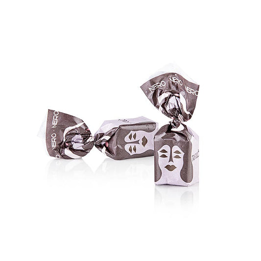 Trøffelpraliner "trifulòt", mørk chokolade, ca. 14 g (sort), Tartuflanghe, 1 kg