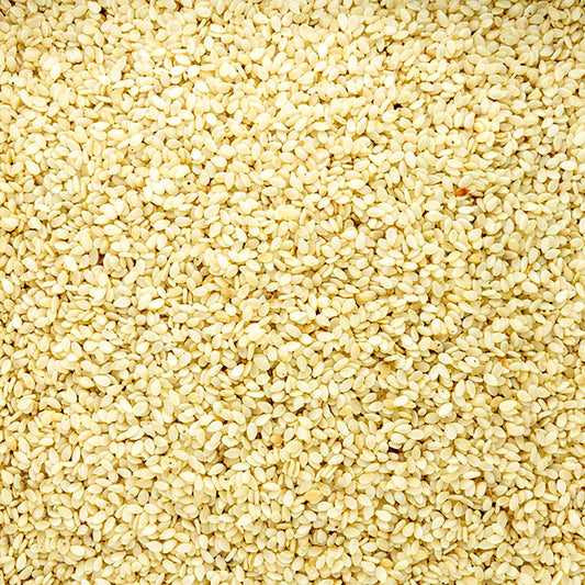Sesamfrø, afskallede, hvide, 1 kg